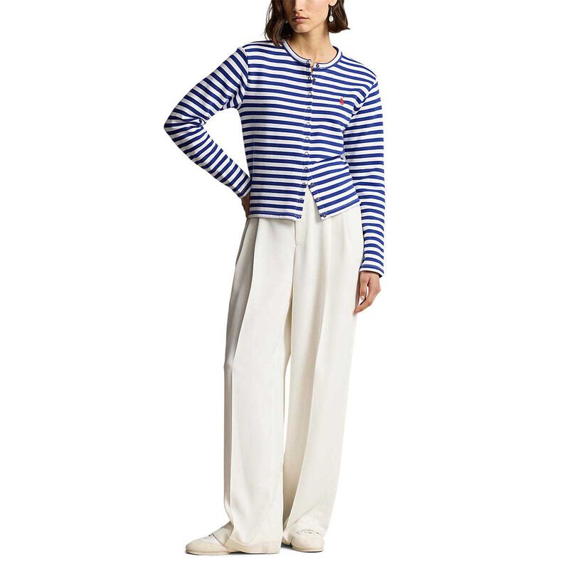 Polo Ralph Lauren Striped French Terry Cardigan image number 3